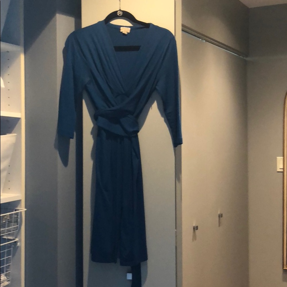 Issa by Banana Republic blue dress